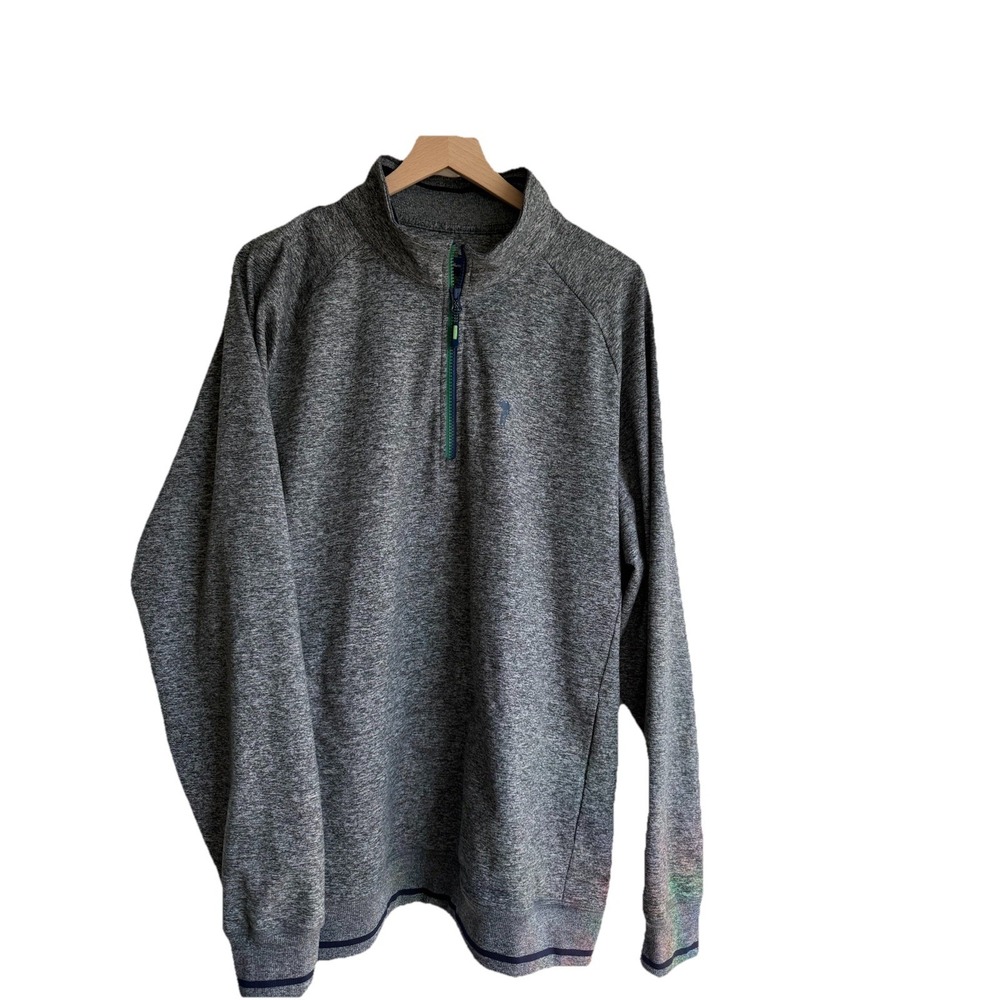 William Murray Sweater Mens 2XL 1/4 Zip Pullover Stretch Golf Performance Pocket